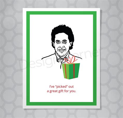 Seinfeld Jerry Christmas Card – Design Corner Online