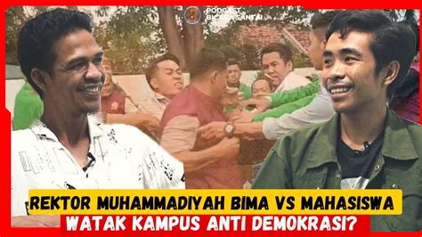 Rektor Muhammadiyah Bima Vs Mahasiswa Demokrasi Mati Dikampus