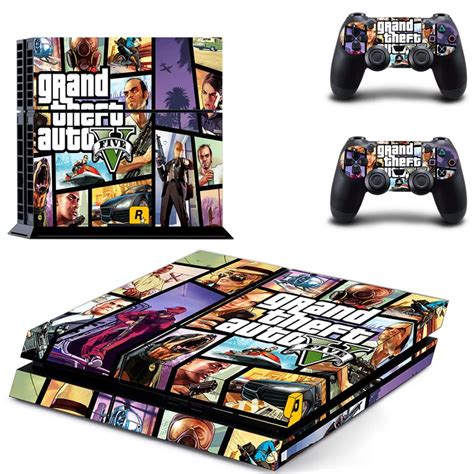 Gta Decal Skin Ps Cover For Playstaion Console Ps Skin Stickers