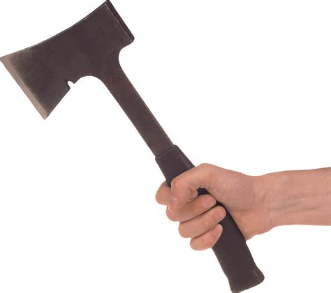 Топор в руке PNG фото