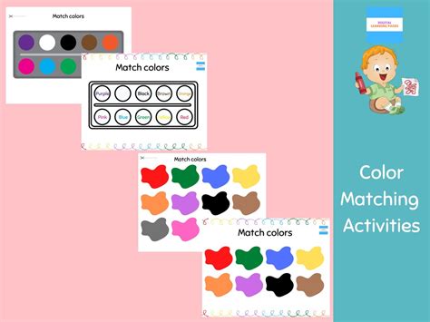 Color Matching Game Color Recognition Learn Colors Busy - Etsy