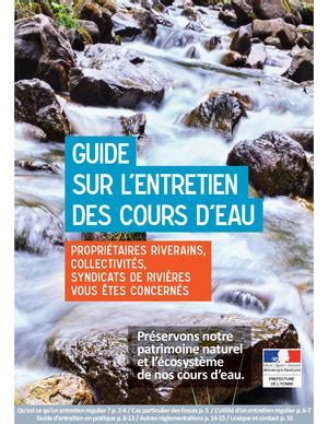 Calam O Guide Sur L Entretien Des Cours D Eau