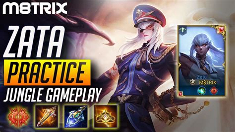 ZATA PRACTICE JUNGLE PRO BUILD AND GAMEPLAY AoV 傳說對決 RoV Liên