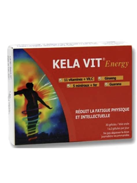 KELA VIT Energy 30 gélules TuniPro