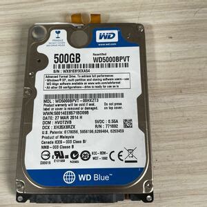 価格.com - WESTERN DIGITAL WD5000BPVT [500GB 9.5mm] 価格比較