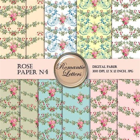 Digital Scrapbook Papier Pack Digitale Hochzeit Papier Rosa Hintergrund