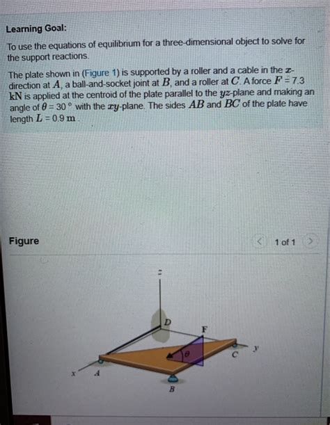 Solved Learning Goal To Use The Equations Of Equilibrium Chegg