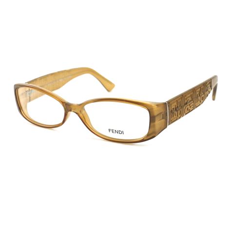 Fendi Womens Eyeglasses Ff844 718 Light Brown 52 14 130 Frames Oval