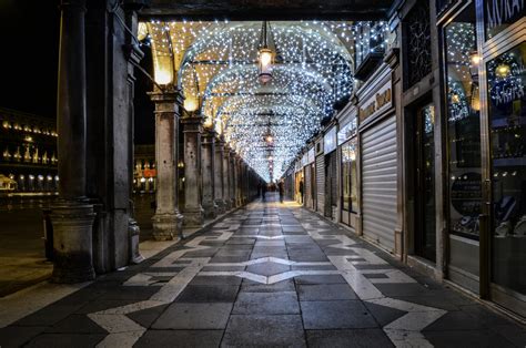 Wallpaper Longexposure Nightphotography Travel Venice Italy