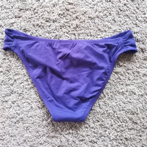 L Space Swim Lspace Monique Full Cut Bikini Bottoms Sapphire Poshmark