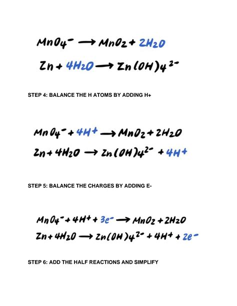 Solution Redox Reaction Step By Step Guide Studypool