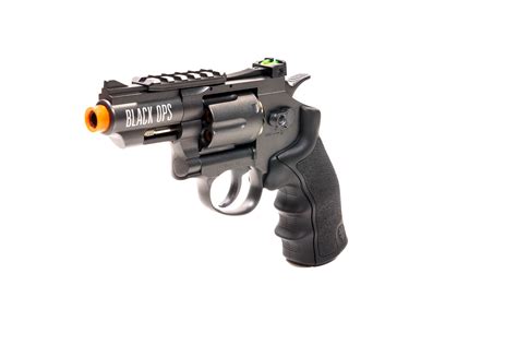 Full Metal Airsoft Revolver with gunmetal finish - Black Ops USA