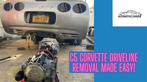 Corvette C5 Driveline Removal Youtube