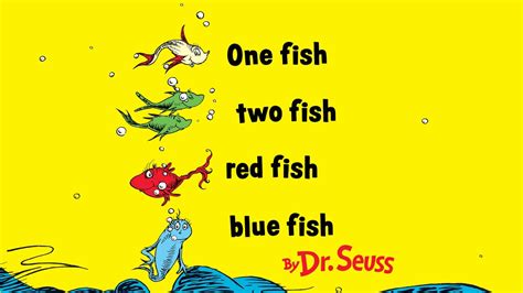 One Fish Two Fish Red Fish Blue Fish By Dr Seuss Audiobook Read Along