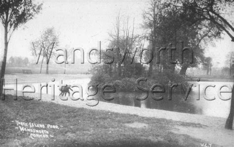 Three Island Pond Wandsworth Common C1900 Wandsworth Borough Photos