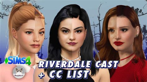 SIMS 4 | CAS | 5 characters from Riverdale part 1!!! 😏👍 Satisfying CC ...