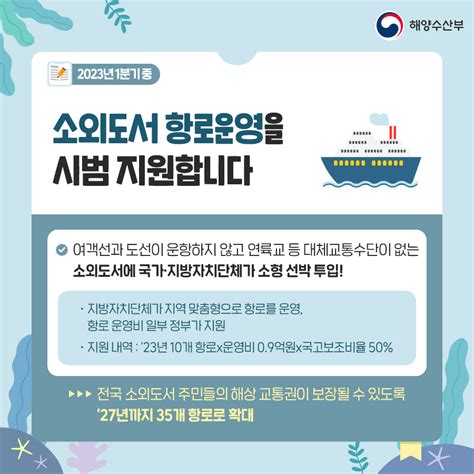 해양수산부 On Twitter 2023년 이렇게 달라집니다 안전하고 풍요로운 수산어촌을 위한 새로운 정책과 제도를 소개합니다