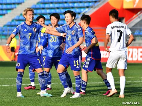 Match ReportU 20日本代表 キルギスに試合終盤の3ゴールで快勝AFC U20アジアカップウズベキスタン2023JFA