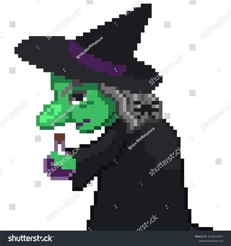 8bit Pixelart Retrostyled Spooky Cartoon Illustration Stock Illustration 2176243037 Shutterstock