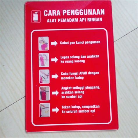 Jual Akrilik Cara Penggunaan Apar Shopee Indonesia