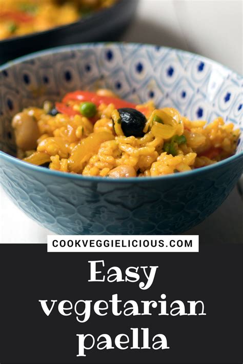 Easy Vegetarian Paella Recipe