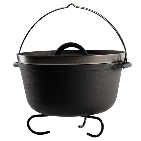 Gsi Outdoors Guidecast Dutch Oven 5 Qt 2021 In Black Cast Iron Dutch Oven Cast Iron Kitchen Pot