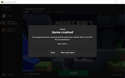 Exception Access Violation Error When Opening Game From Launcher