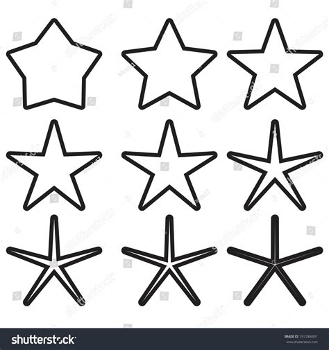 Star Vector Icon Star Icon Vector Stock Vector (Royalty Free) 747284491 ...