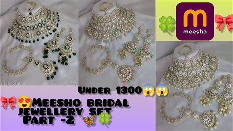 Itna Beautiful Bridal Jewellery Set Under Budget From Meesho