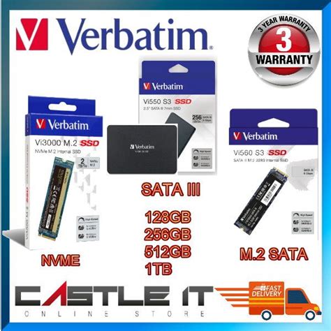 Verbatim Vi S Sata Iii Vi Nvme M Gen M Sata Ssd