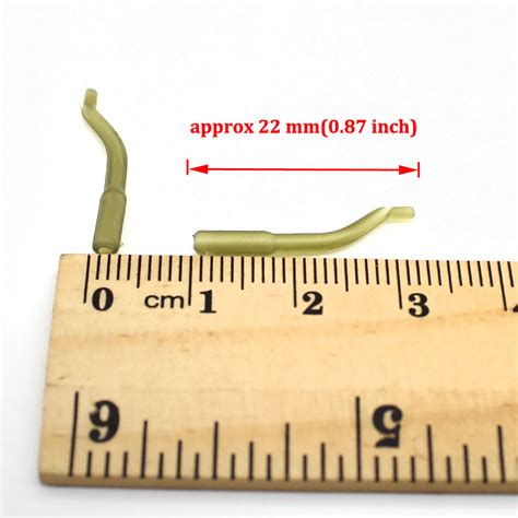 Carp Fishing Hook Sleeve Hair Rig Line Aligner Tube Rubber Anti Tangle