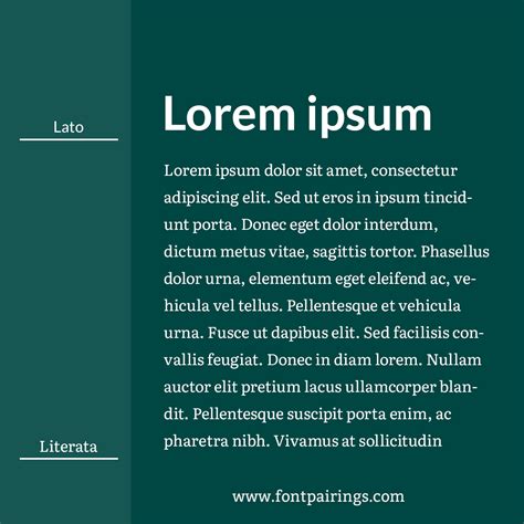 Lato Font Pairing - fontpairings.com