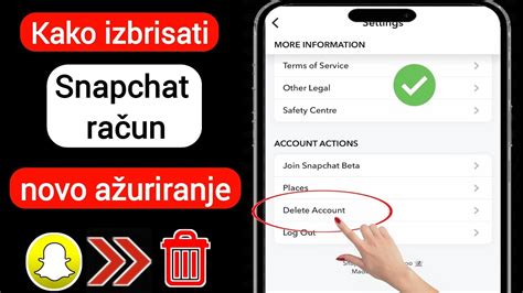 Kako Izbrisati Snapchat Nalog Novo A Uriranje Izbri Ite