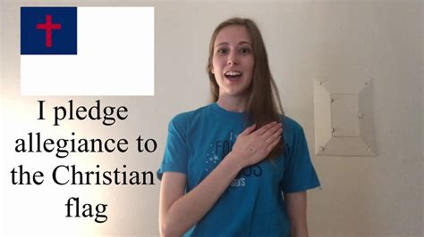 The Pledge To The Christian Flag Youtube