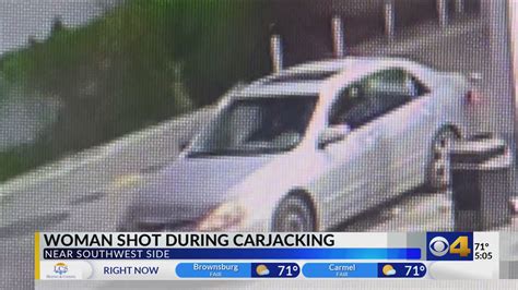 Surveillance Video Shows Woman Get Carjacked And Shot At Indy Gas