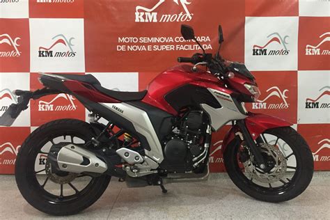 Yamaha Fz Fazer Vermelha Abs Km Motos Sua Loja De Motos