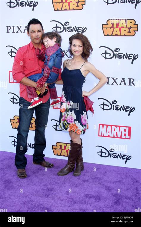 LOS ANGELES - OCT 1: Michael Saucedo, son, Rebecca Herbst at the VIP ...