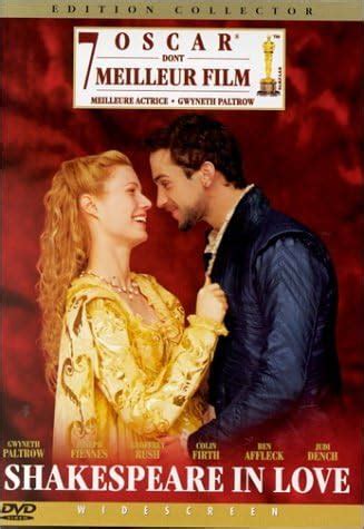 Shakespeare In Love Amazon Fr Paltrow Gwyneth Fiennes Joseph Rush