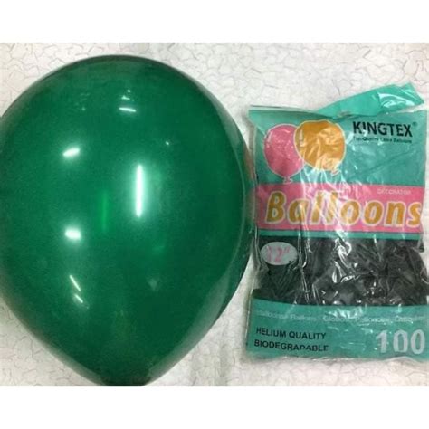 Emerald Green Plain Balloons Pcs Shopee Philippines