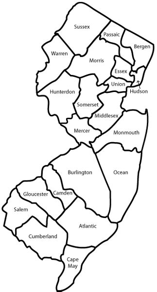 White Outline Counties Map With Counties Names Of Us State 60 Off