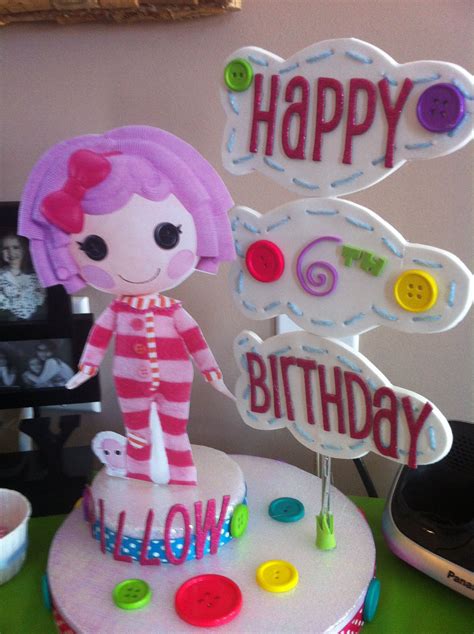 Lalaloopsy Centerpiece 3rd Birthday Birthday Parties Birthday Ideas