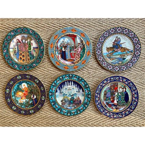 Villeroy And Boch Heinrich Russian Fairy Tale Plates Illustrated By