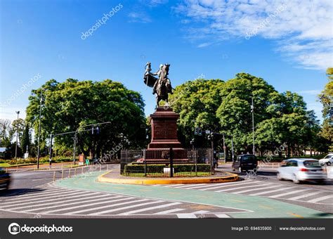 Rosario Argentina December 2023 Monument Manuel Belgrano Creator Argentinian Flag – Stock ...