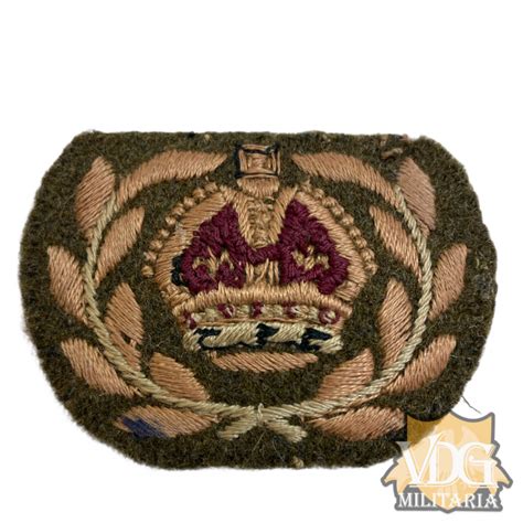 Ww British Army Warrant Officers Second Class Kings Crown Insignia