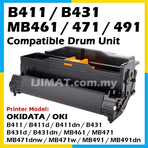 Compatible Drum Oki B B Printer B D B Dn B D B Dn Mb