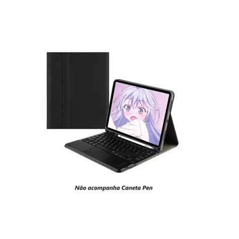 Capa Case Teclado Touchpad Slot Para Caneta Compat Vel Ipad