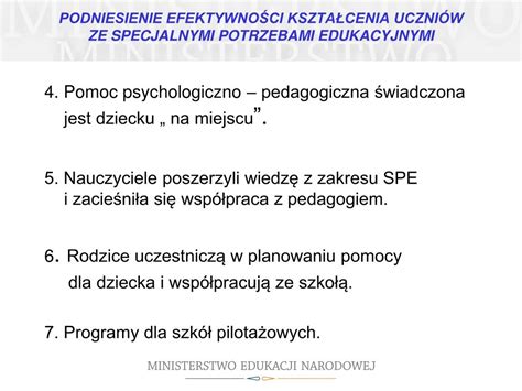 PPT PODNIESIENIE EFEKTYWNOŚCI KSZTAŁCENIA UCZNIÓW ZE SPECJALNYMI