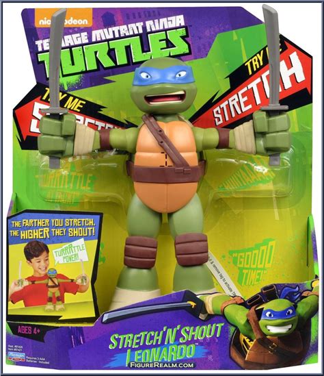 Stretch N Shout Leonardo Teenage Mutant Ninja Turtles Nickelodeon