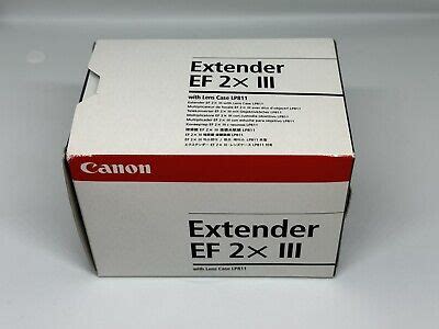 Canon Extender EF 2X III Unused Boxed As New 13803122152 EBay