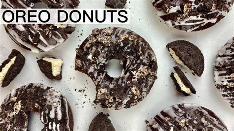 BAKED CHOCOLATE OREO DONUTS YouTube